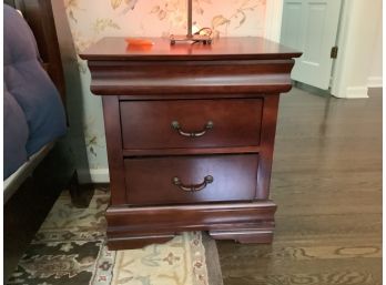 A48, Smaller Bedside Table, Dark Silver Pulls