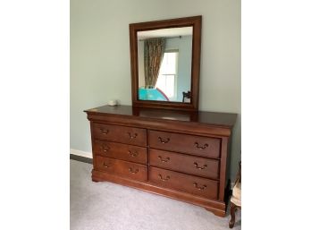 A36, Dresser With Mirror, 6 Drawer