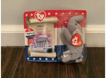 A101, Beanie Baby, New In Packaging, Righty The Elephant Collectors Item