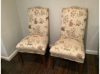 A51, Pair Of Matching Chairs, Bench Available By Separate Auction Item