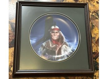 Donald Zolan 1983 'Noble Tribes' Plate In Shadowbox