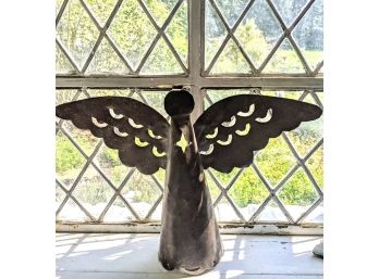 Metal Sculpture Of An Angel To Watch Over Your Garden