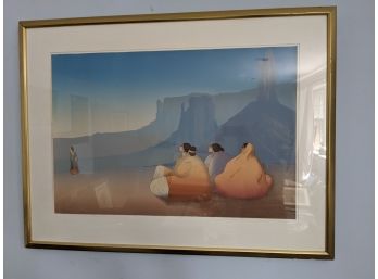 R.C. Gorman Authentic Signed And Numbered Lithograph