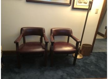 2 Leather Office Chairs