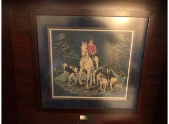 Framed Hunting Print