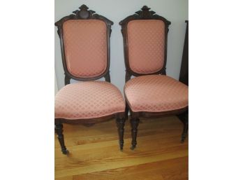 Pr. Of Victorian Side Chairs