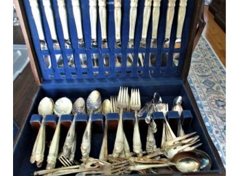 Lot Of 2 Sets Of Silver Plate Utensils