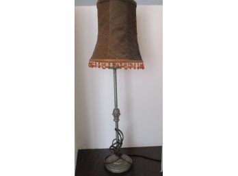 Lamp With Silk Shade