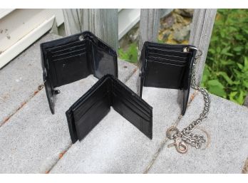 Three Leather Wallets