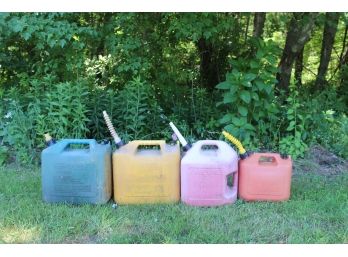Assorted Gas Cans