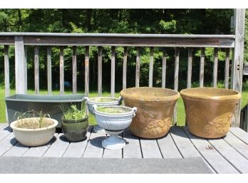 Collection Of Planters & Urns