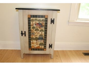 Intricate Hand-painted Cupboard, By Anna Gagnon