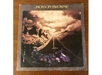 JACKSON BROWNE - RUNNING ON EMPTY. 1977 Vinyl LP On Elektra / Asylum Records (6E-113)