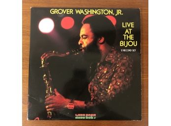 GROVER WASHINGTON, JR. - LIVE AT THE BIJOU. 2-record Vinyl LP Set, 1977 Motown Records (Kudu 3637)