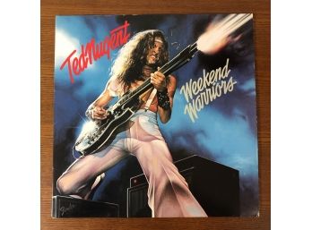 TED NUGENT - WEEKEND WARRIORS. 1978 LP Vinyl On Epic Records (FE 3551)