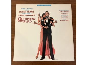 JAMES BOND 007 OCTOPUSSY - Original Motion Picture Soundtrack. 1983 Vinyl LP On A&M Records. Very Good Plus