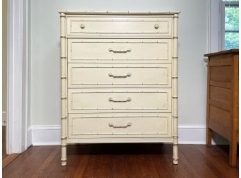 A Vintage Mid Century Bali Hai Chest Of Drawers - SCARSDALE - FARLEY RD.