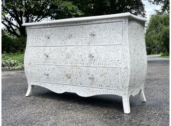 A Whimsical Inlaid Mother Of Pearl Wood Chest Of Drawers By ABC Carpet & Home - CHAPPAQUA - SUNSET DR