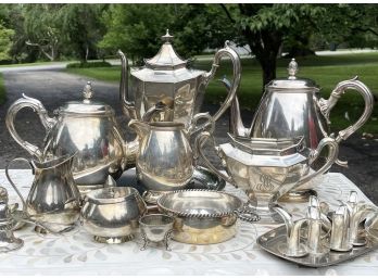 A Large Vintage Silverplate Assortment By Reed & Barton, Meriden, And More - CHAPPAQUA - SUNSET DR.