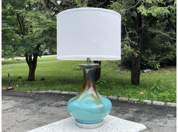 A Glass Accent Lamp By Safavieh - CHAPPAQUA - SUNSET DR.