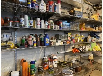 Contents Of Garage Shelves - SCARSDALE - FARLEY RD.