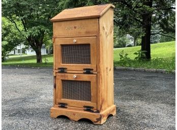 A Vintage Pine Root Cellar, Or Vegetable Bin - CHAPPAQUA - SUNSET DR.