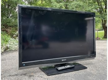 A Sharp Aquos 46' Flat Screen TV - CHAPPAQUA - SUNSET DR.