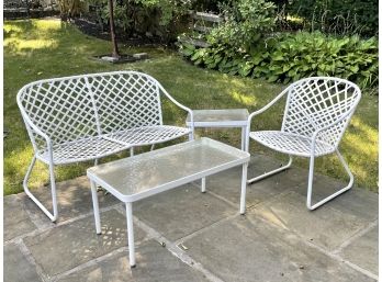 A Vintage Brown Jordan 'Lido' Patio Set - SCARSDALE - FARLEY RD.