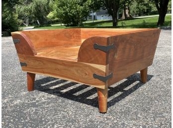 A Custom Hardwood Raised Dog Bed - CHAPPAQUA - SUNSET DR.