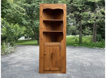 A Vintage Pine Corner Cabinet - CHAPPAQUA - SUNSET DR.