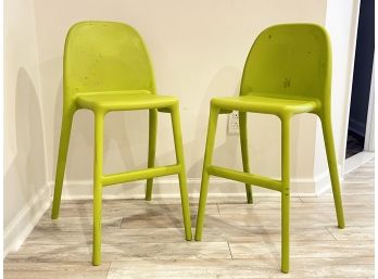 A Pair Of Acrylic Child's Stools - CHAPPAQUA - SUNSET DR.