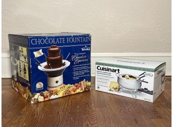 Small Appliances - A Chocolate Fountain And Fondue Pot - SCARSDALE - FARLEY RD.