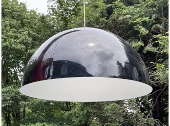 A Large Modern Metal Ceiling Fixture - CHAPPAQUA - SUNSET DR.