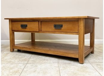 A Vintage Mission Oak Coffee Table - SCARSDALE - FARLEY RD.