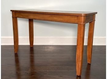 A Vintage Inlaid Oak Console - SCARSDALE - FARLEY RD.