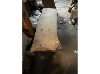 LIVE EDGE WOOD COFFEE TABLE