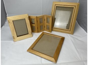 Set Of Four Wooden Picture Frames