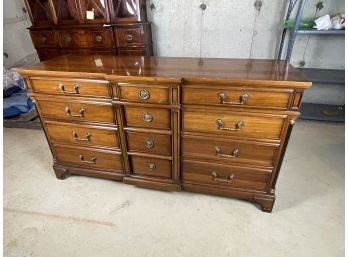 Solid Mahogany Dresser By Continental Furniture Co.