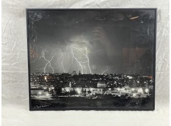 Photo Of Lightening Storm In Israel By Famed Photographer David Harris