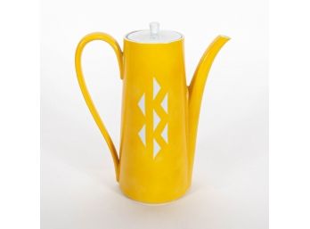 Vintage Yellow Coffee Carafe Designed By James Roberts