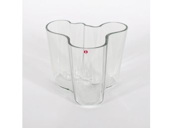 Iittala Glass Vase Designed By Alvar Aalto
