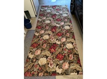 B13, Needlepoint Rug With Amaryllis And Roses