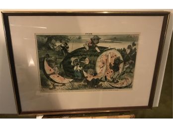 1882 Color Lithograph By Frederick Burr Opper