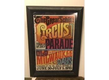 1970 Circus Poster