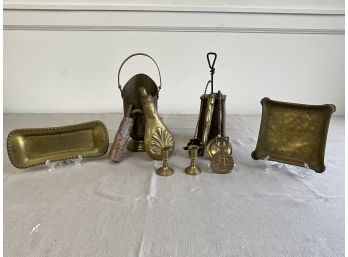 Unbelievable Assortment Of Vintage Brass Decor And Serveware