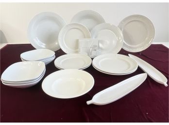 White China Assortment By Dansk, Pottery Barn, Villeroy & Boch And More