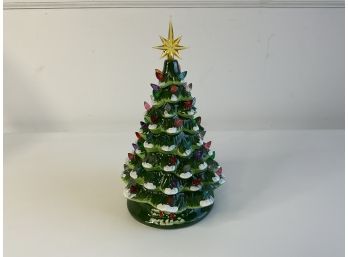 New Ceramic Lighted Christmas Tree (1 Of 3)