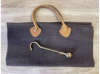 LL Bean Log Carrier And Brass Hook