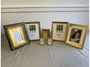 Assortment Of Gold Frames In Variety Of Sizes - Instant Gallery Wall!