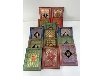 Collection Of Leather Bound Books